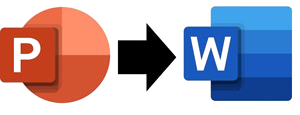 PPT to Word tool icon